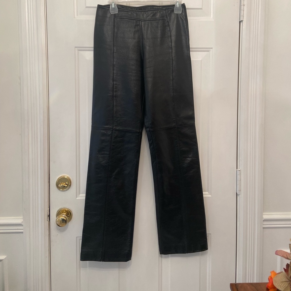 Black Leather Pants by Danier